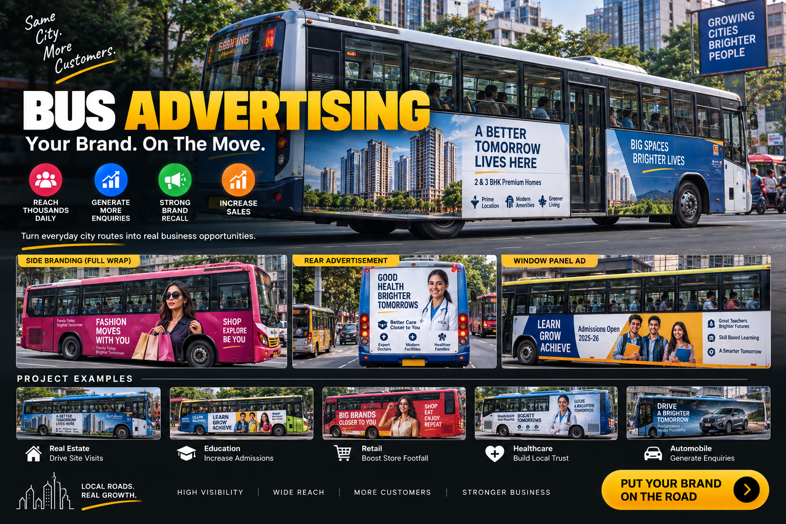 Bus Shelter Advertisement service by Bynzo Innovative Pvt. Ltd