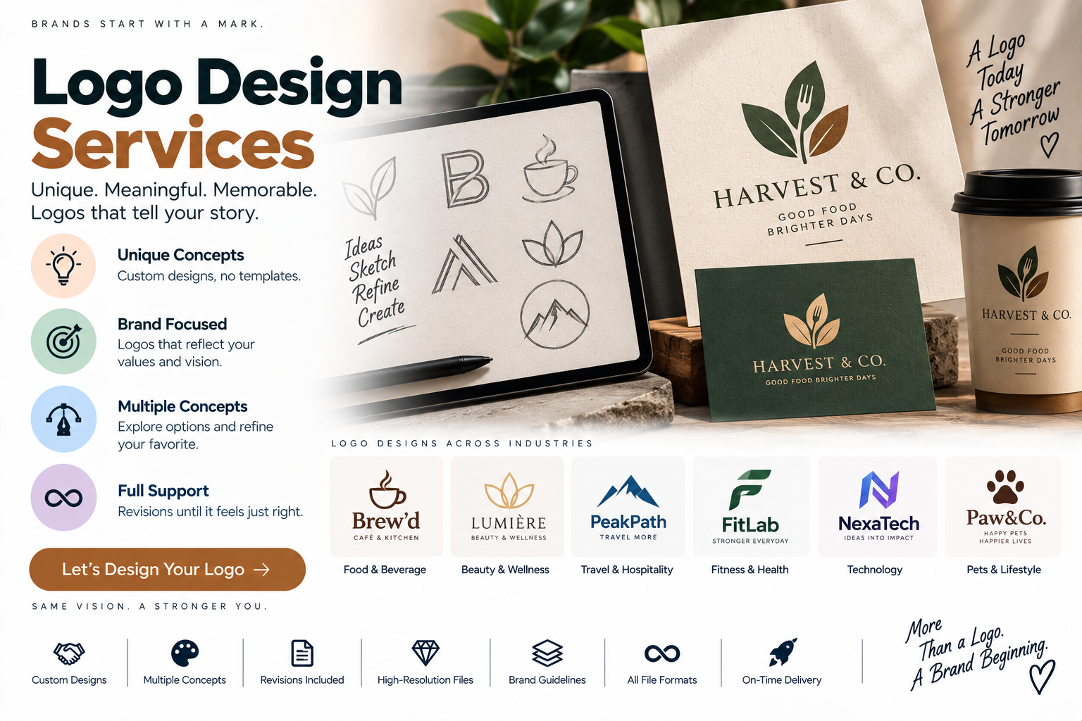 Logo Design service by Bynzo Innovative Pvt. Ltd