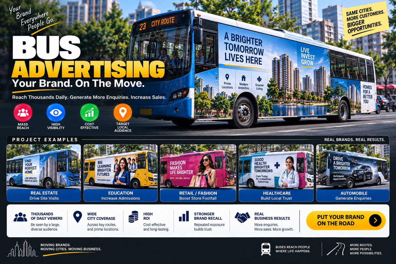 Bus Advertising service by Bynzo Innovative Pvt. Ltd