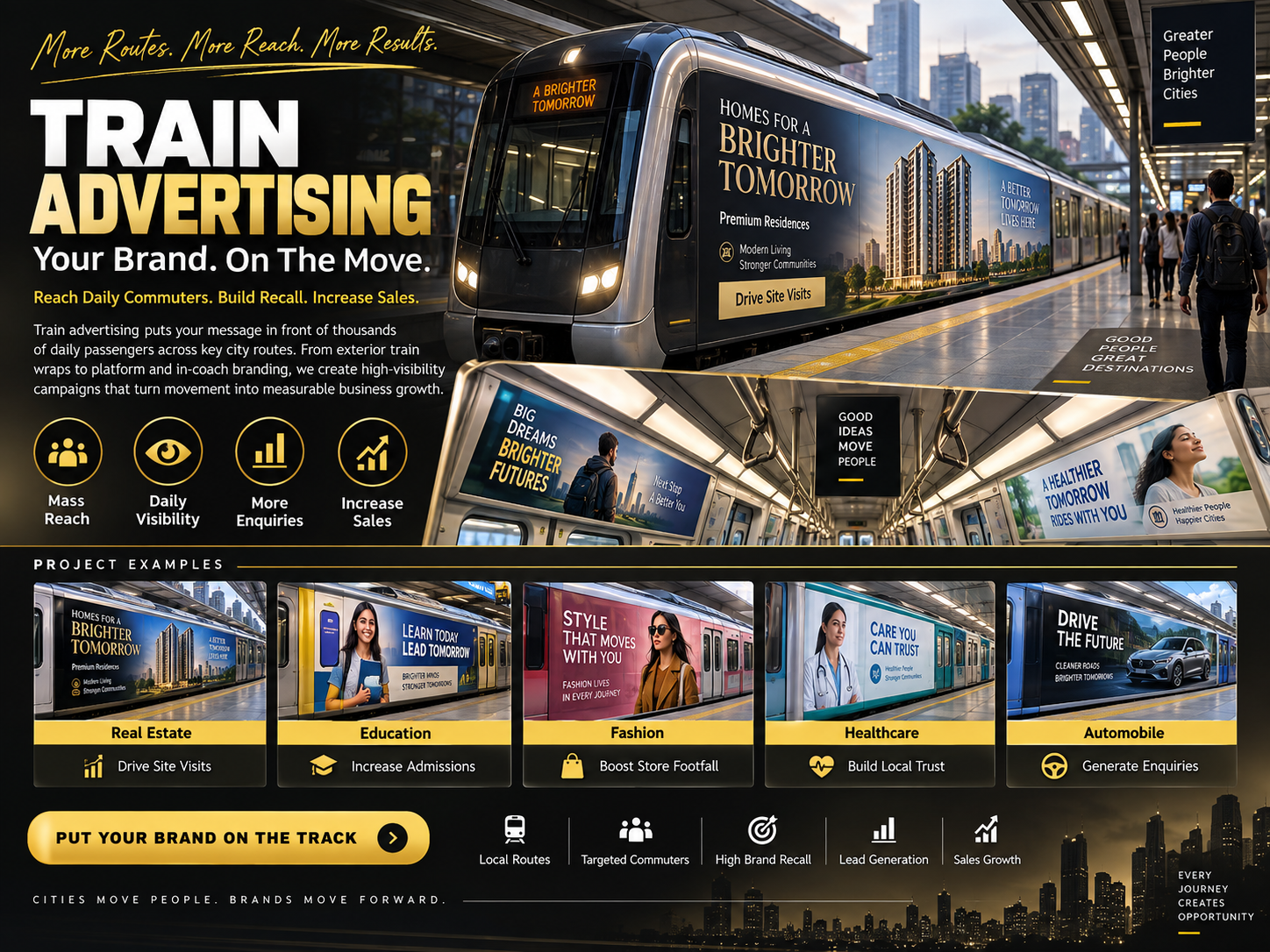 Train Advertising service by Bynzo Innovative Pvt. Ltd
