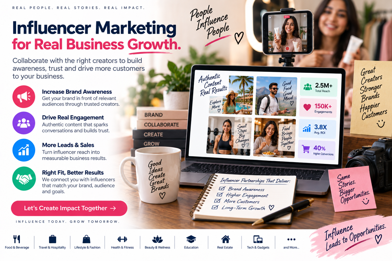 Influencer Marketing service by Bynzo Innovative Pvt. Ltd