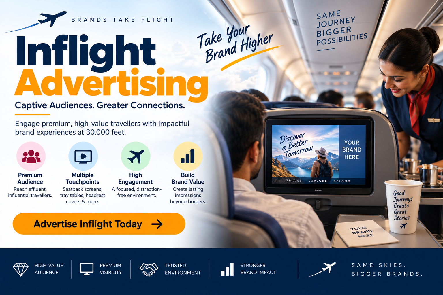 Inflight Advertising service by Bynzo Innovative Pvt. Ltd
