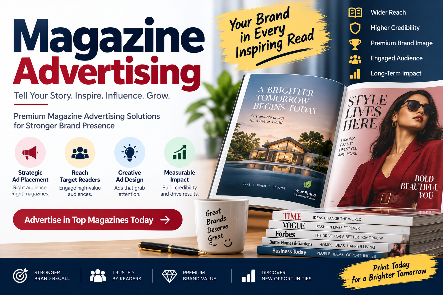 Magazine Advertising service by Bynzo Innovative Pvt. Ltd