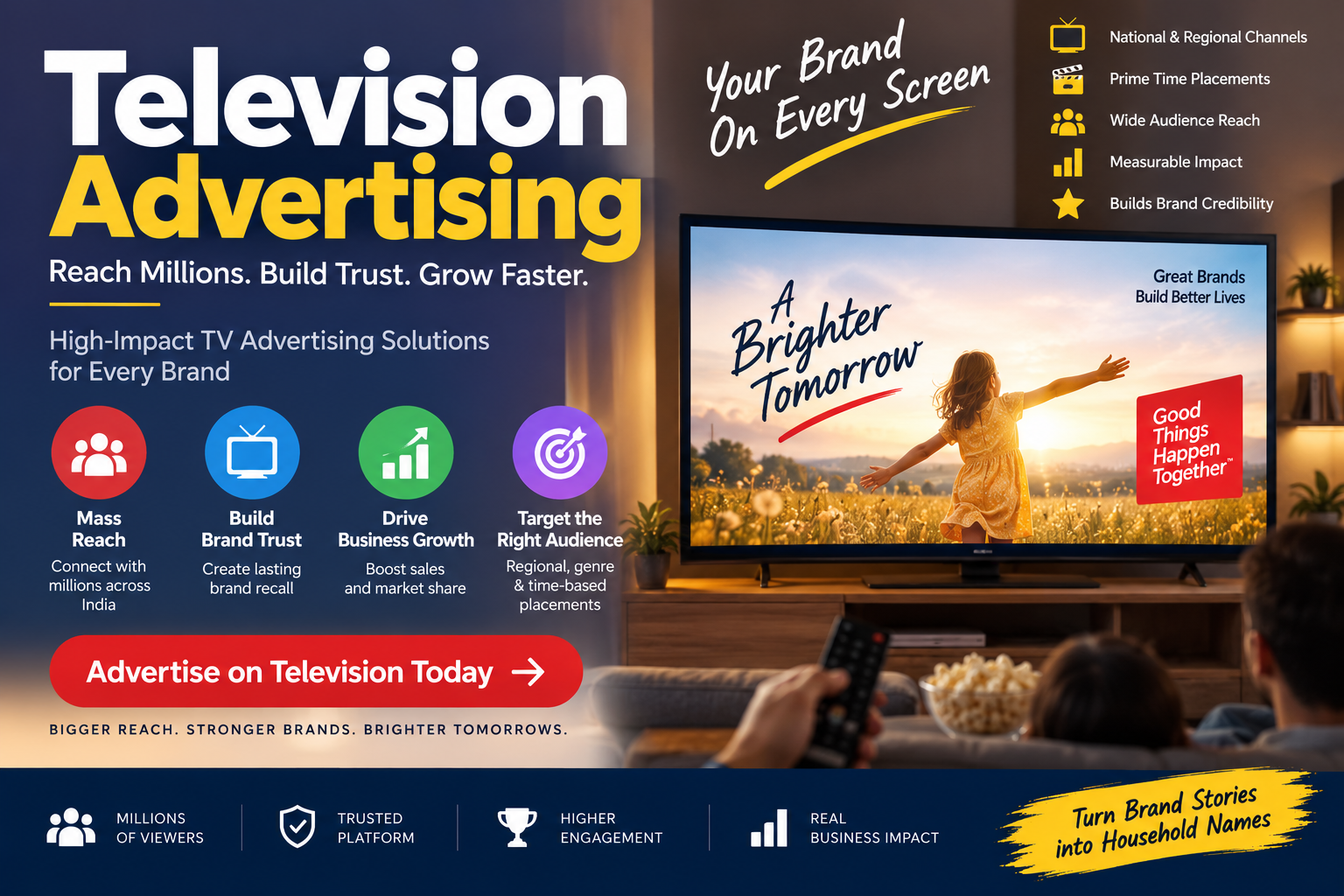 Television Advertising service by Bynzo Innovative Pvt. Ltd