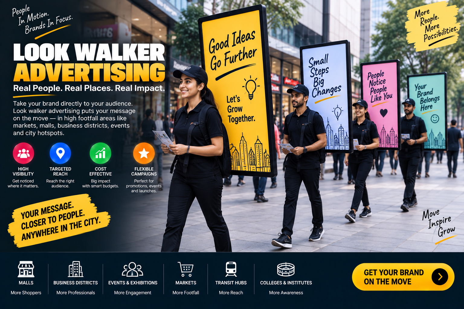 Look Walker Advertising service by Bynzo Innovative Pvt. Ltd